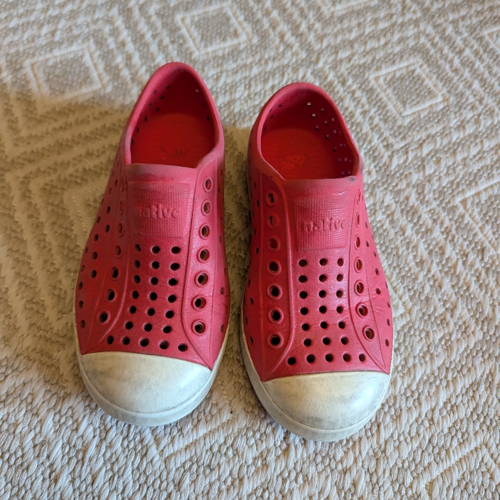 Native Kids Shoes - Red